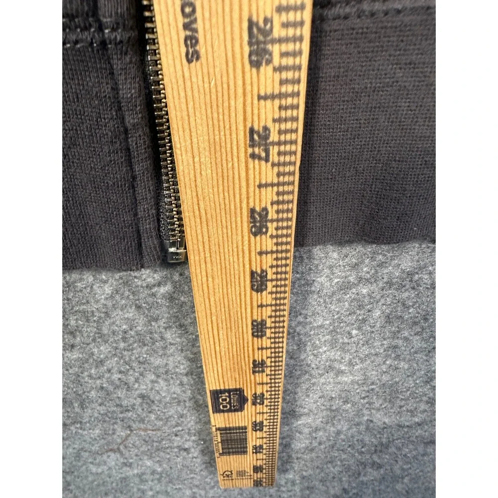 The North Face Mens Charcoal Grey Sherpa Lined Full Zip Hoodie XXL A16E TB3H‎